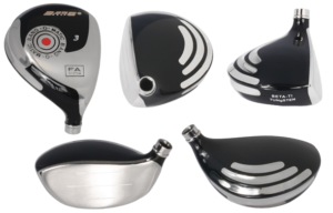 Bang-O-Matic Beta Titanium-Tungsten Black Fairway Wood Heads