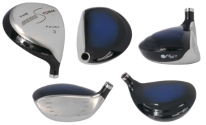 BangStorm Offset Maraging Steel Black/Blue Fairway Wood Heads