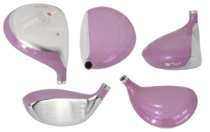 BangStorm Offset Maraging Steel Purple Fairway Wood Heads
