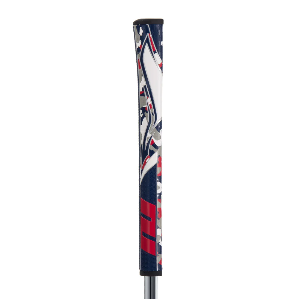 Super Stroke Zenergy Pistol GT 1.0 Putter Grip (Camo Red/White/Blue) - Image 3