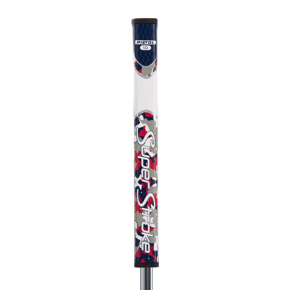 Super Stroke Zenergy Pistol GT 1.0 Putter Grip (Camo Red/White/Blue) - Image 5