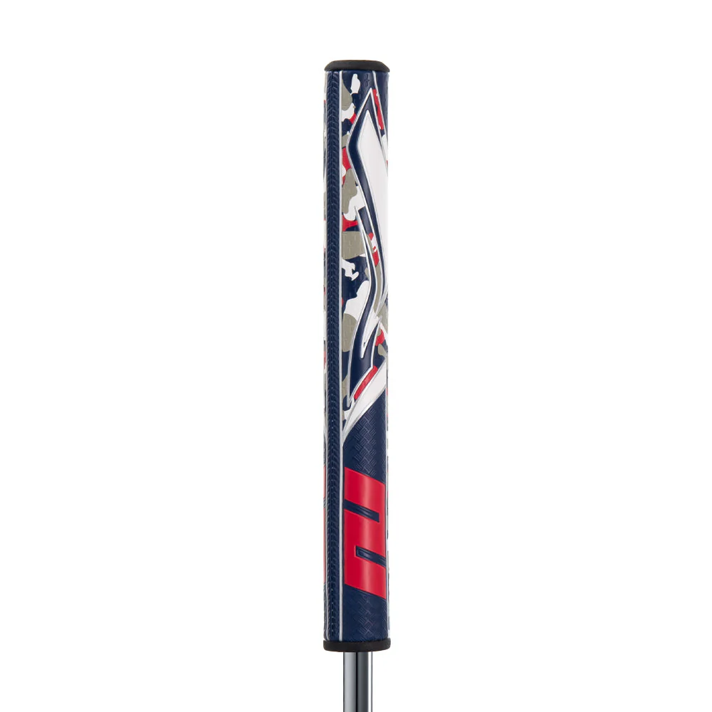 Super Stroke Zenergy Tour 2.0 Putter Grip (Camo Red/White/Blue) - Image 3