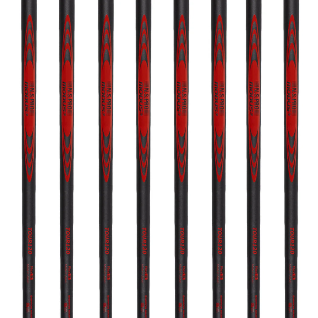 Nippon N.S. Pro Modus3 Tour120 Black Matte (.355" Tapered Tip) - Bundle Sets