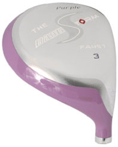 The BangStorm OffSet Purple Fairway Wood, Maraging Steel