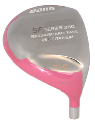 Spring Face Titanium Driver 360cc Pink